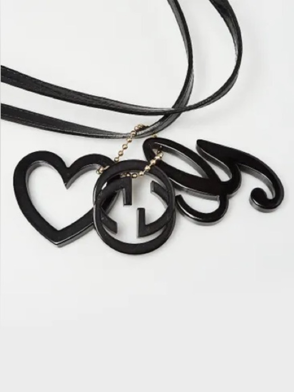 Gucci Bag Charm / Key Chain Dark Brown